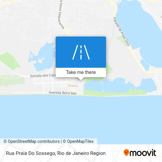 Rua Praia Do Sossego map