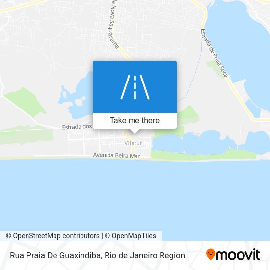 Rua Praia De Guaxindiba map