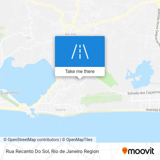 Rua Recanto Do Sol map