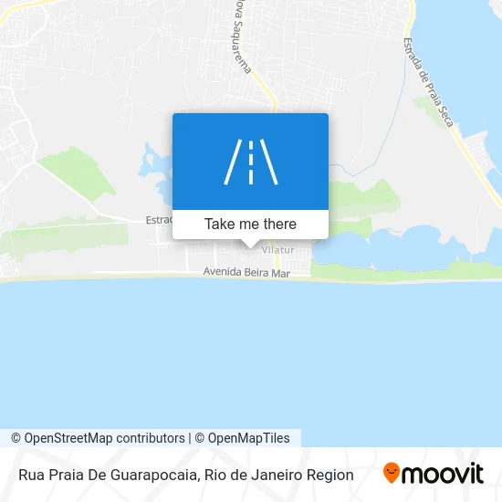 Rua Praia De Guarapocaia map