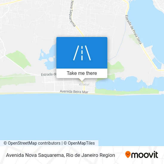 Avenida Nova Saquarema map