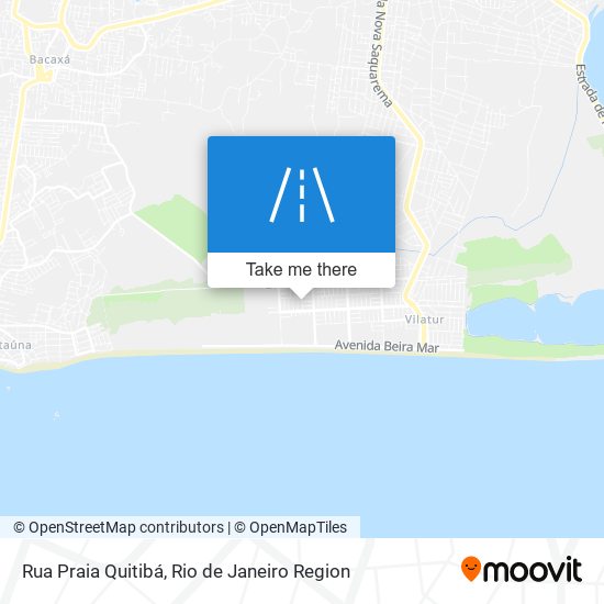 Rua Praia Quitibá map