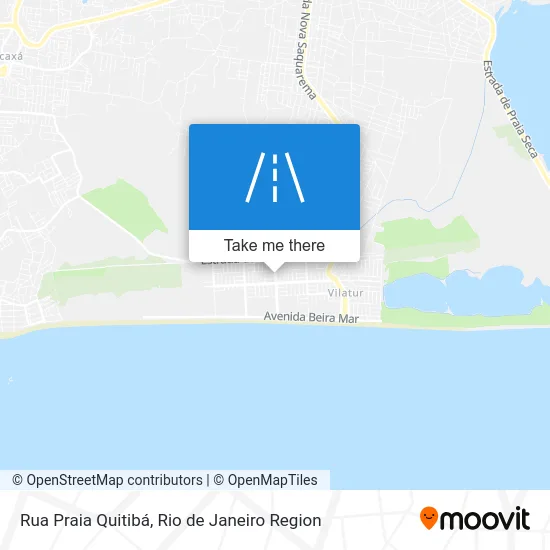 Rua Praia Quitibá map