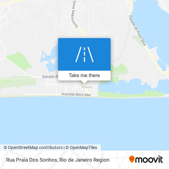 Mapa Rua Praia Dos Sonhos