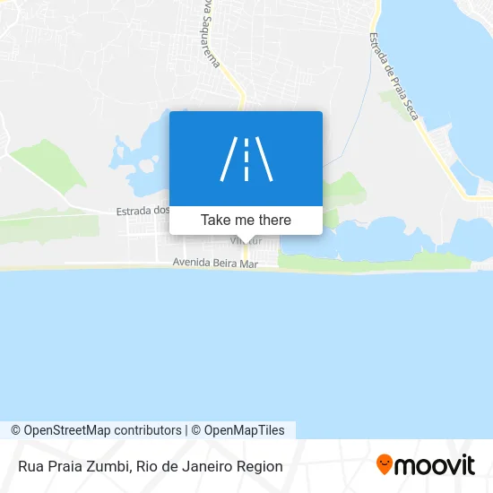 Rua Praia Zumbi map
