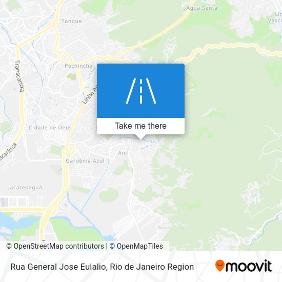 Rua General Jose Eulalio map