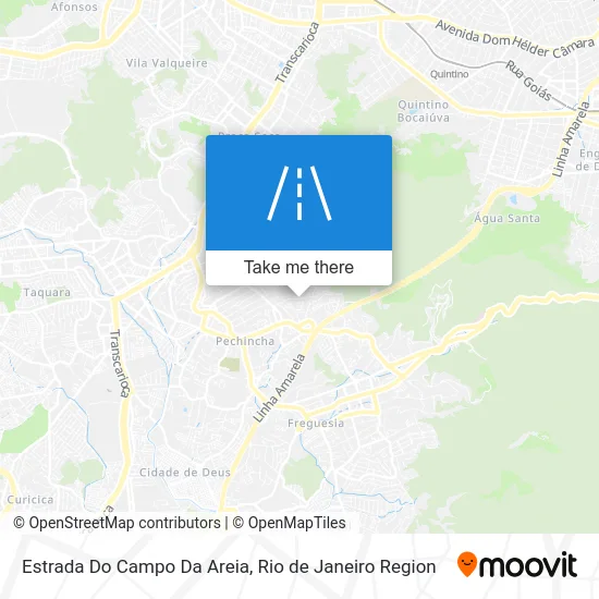 Estrada Do Campo Da Areia map