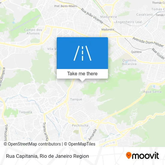 Rua Capitania map