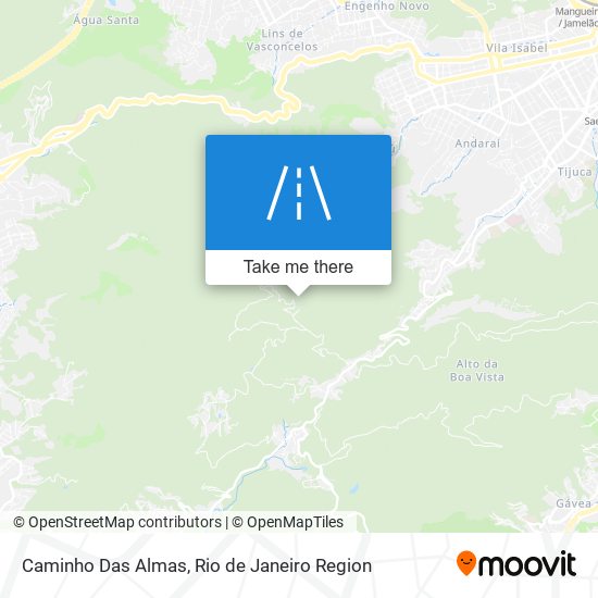 Caminho Das Almas map