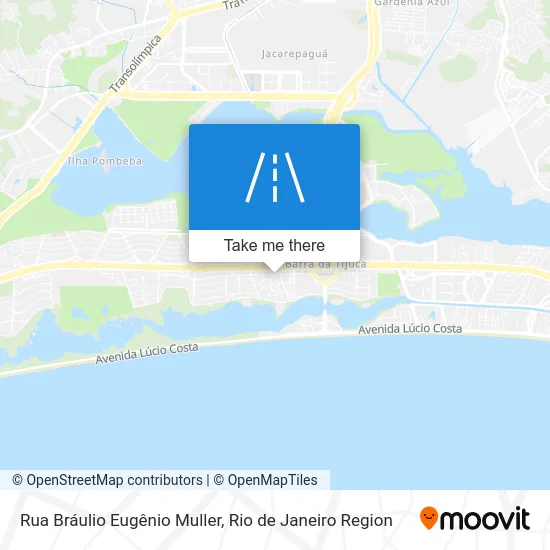 Rua Bráulio Eugênio Muller map