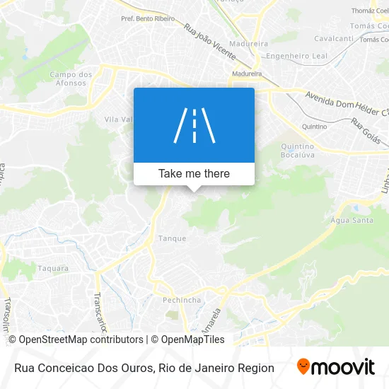 Rua Conceicao Dos Ouros map