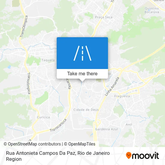 Rua Antonieta Campos Da Paz map