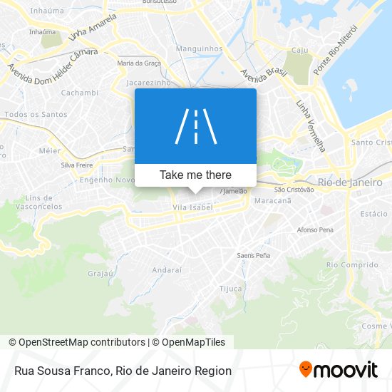 Mapa Rua Sousa Franco