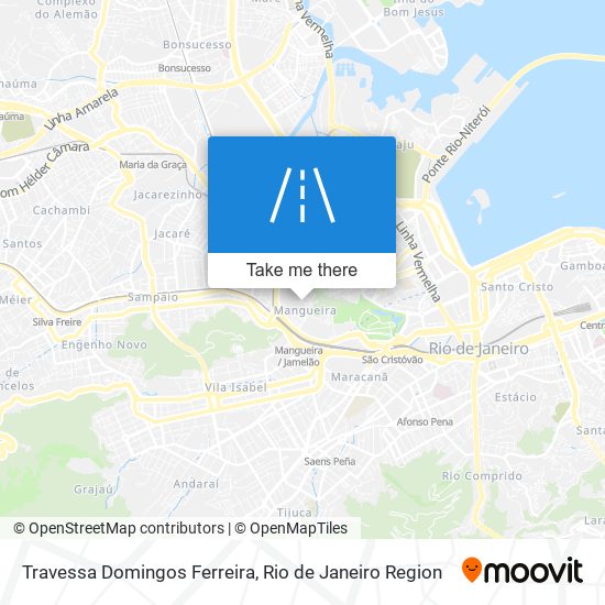 Mapa Travessa Domingos Ferreira