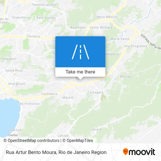 Rua Artur Bento Moura map