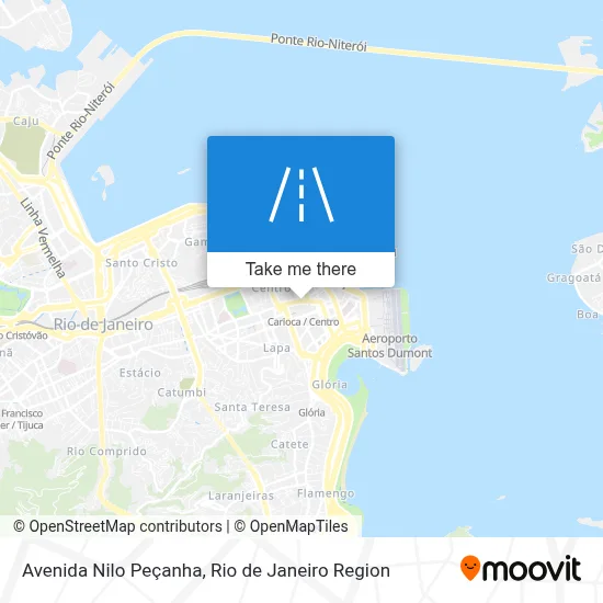 Avenida Nilo Peçanha map