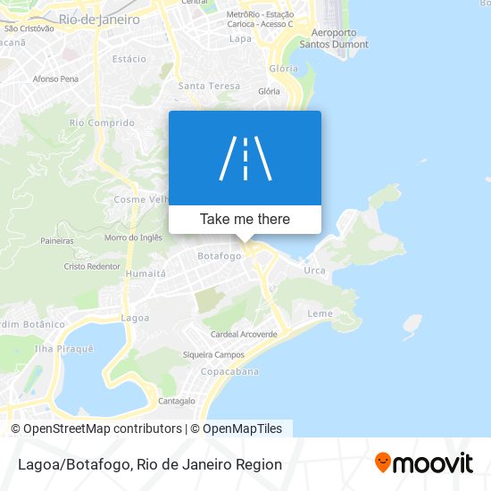 Mapa Lagoa/Botafogo