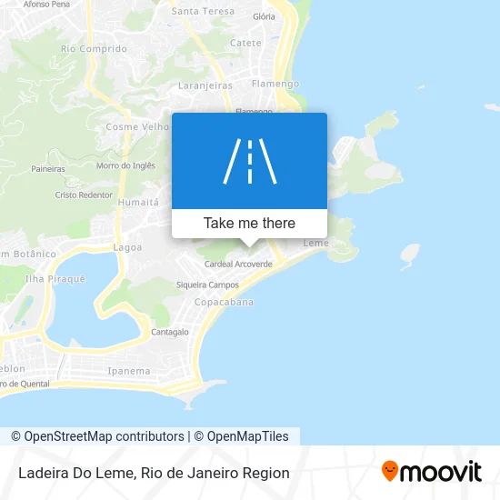 Ladeira Do Leme map