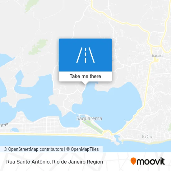 Rua Santo Antônio map