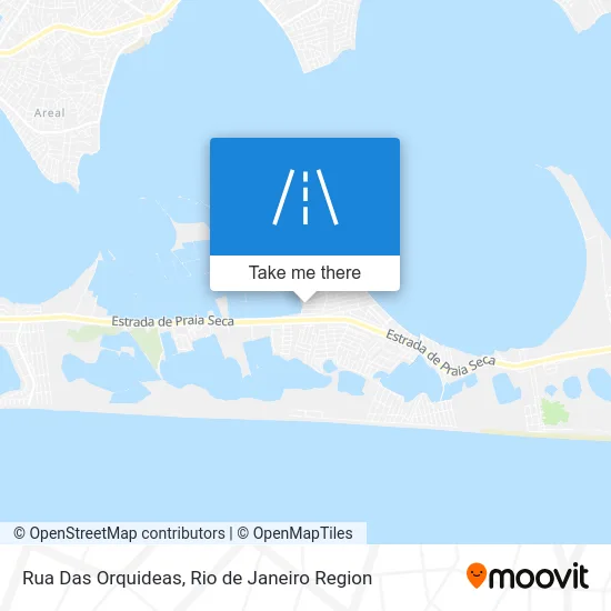 Rua Das Orquideas map