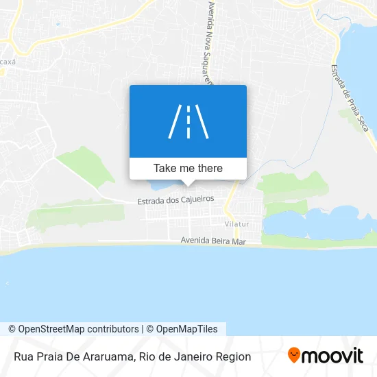 Rua Praia De Araruama map