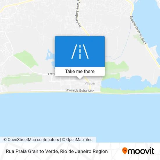 Rua Praia Granito Verde map
