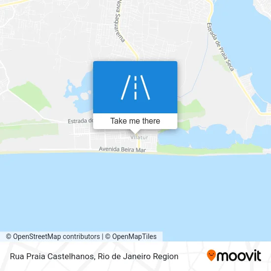 Rua Praia Castelhanos map
