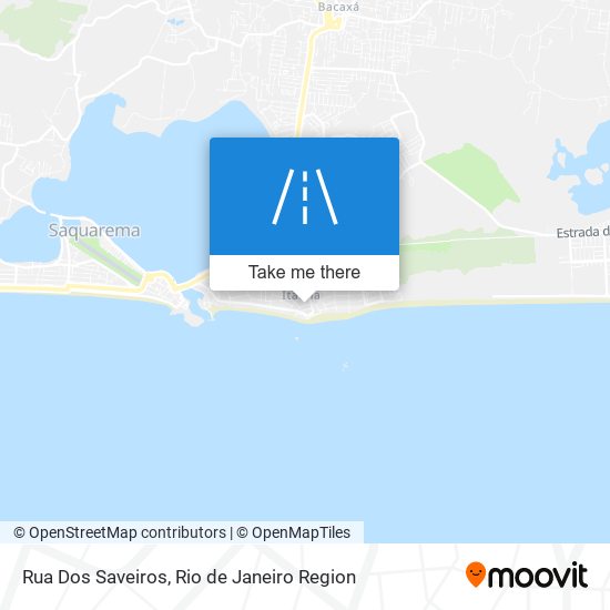 Mapa Rua Dos Saveiros