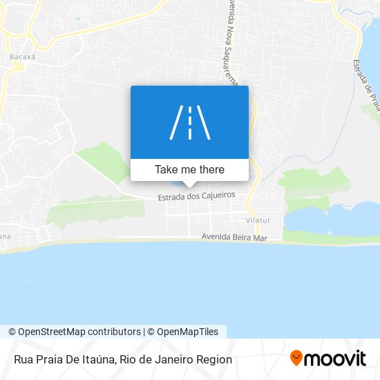 Rua Praia De Itaúna map