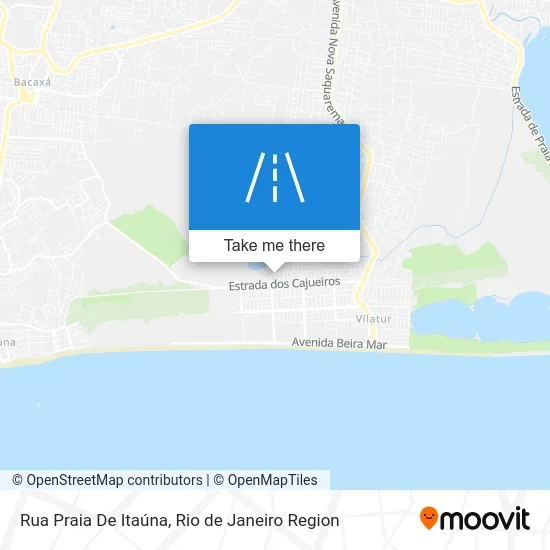 Rua Praia De Itaúna map