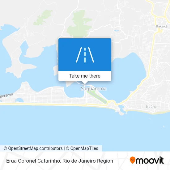 Erua Coronel Catarinho map