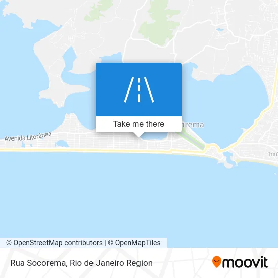 Rua Socorema map