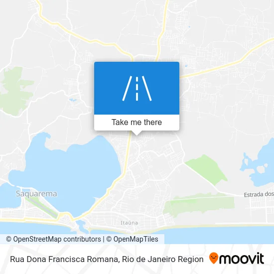 Rua Dona Francisca Romana map