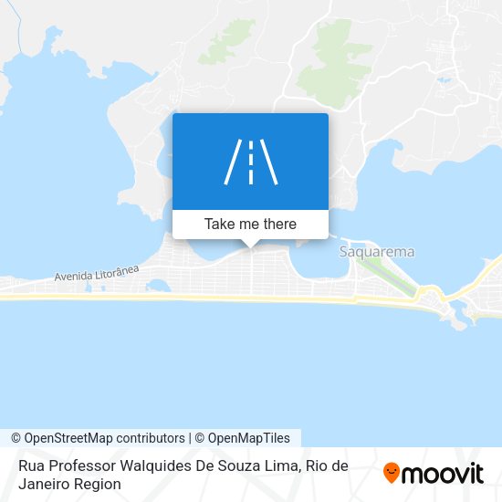 Rua Professor Walquides De Souza Lima map