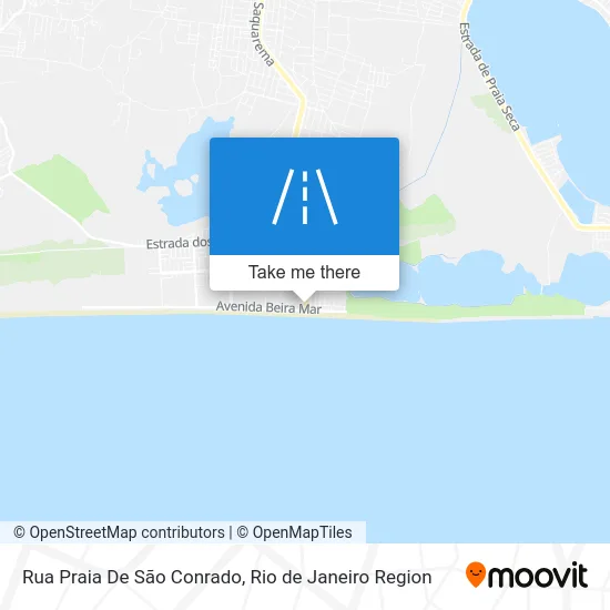 Rua Praia De São Conrado map