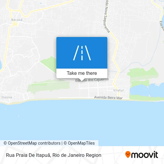 Rua Praia De Itapuã map