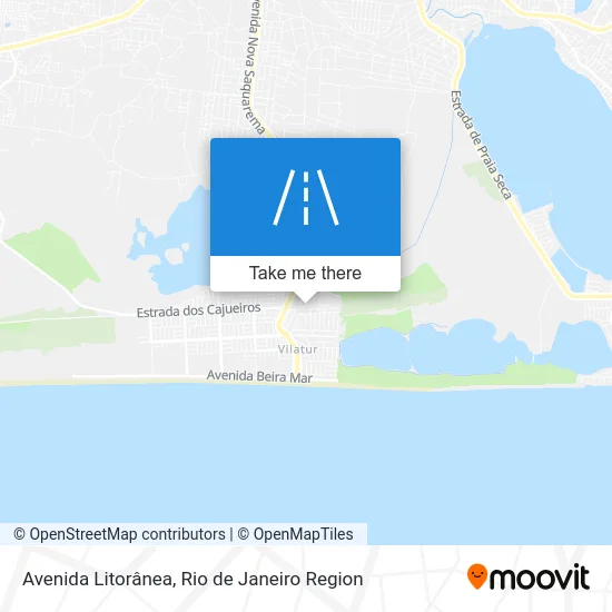 Avenida Litorânea map
