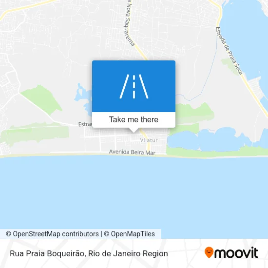 Rua Praia Boqueirão map