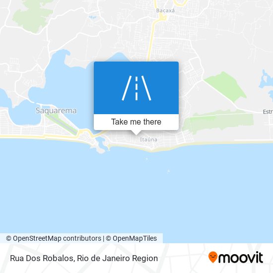 Mapa Rua Dos Robalos