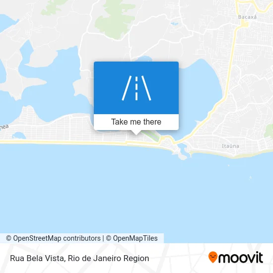 Rua Bela Vista map