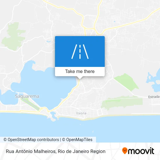 Rua Antônio Malheiros map
