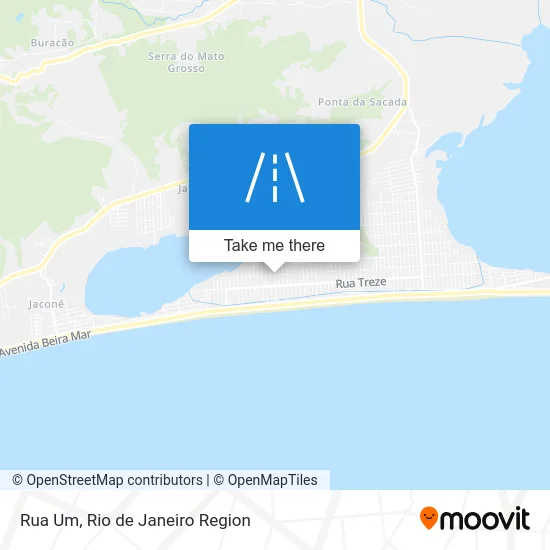 Rua Um map
