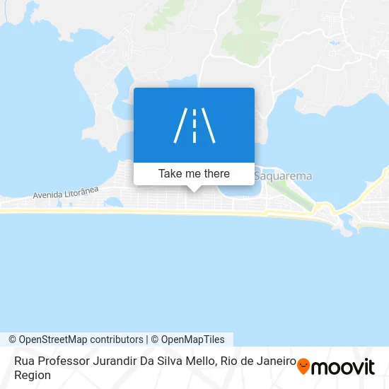 Rua Professor Jurandir Da Silva Mello map