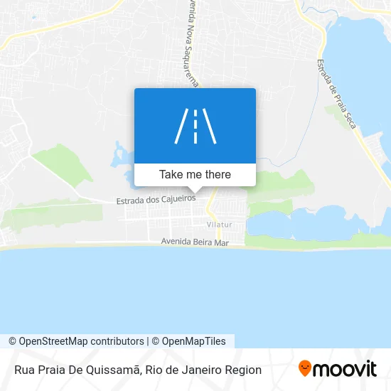 Rua Praia De Quissamã map