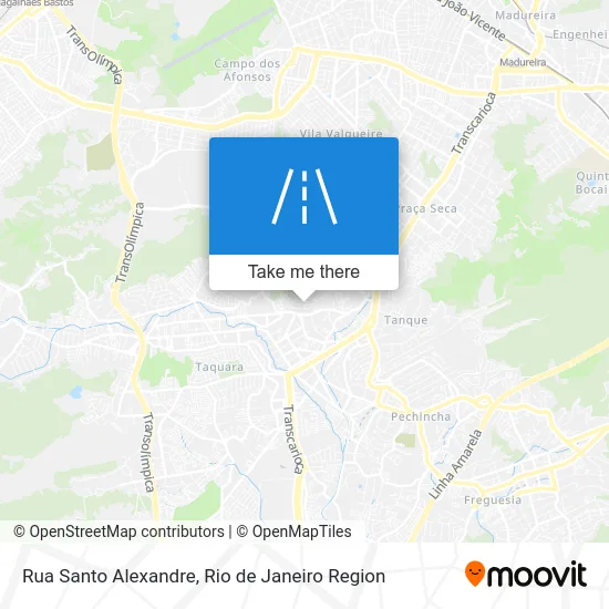 Rua Santo Alexandre map