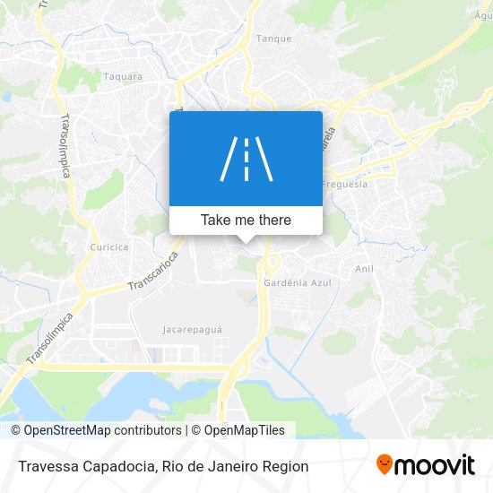 Travessa Capadocia map