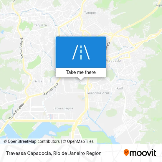 Travessa Capadocia map