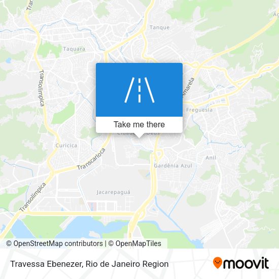 Travessa Ebenezer map