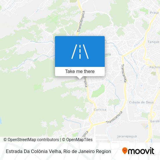 Estrada Da Colônia Velha map