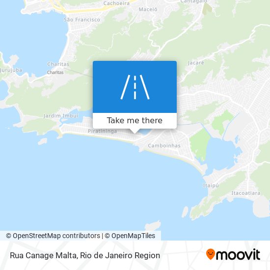 Rua Canage Malta map